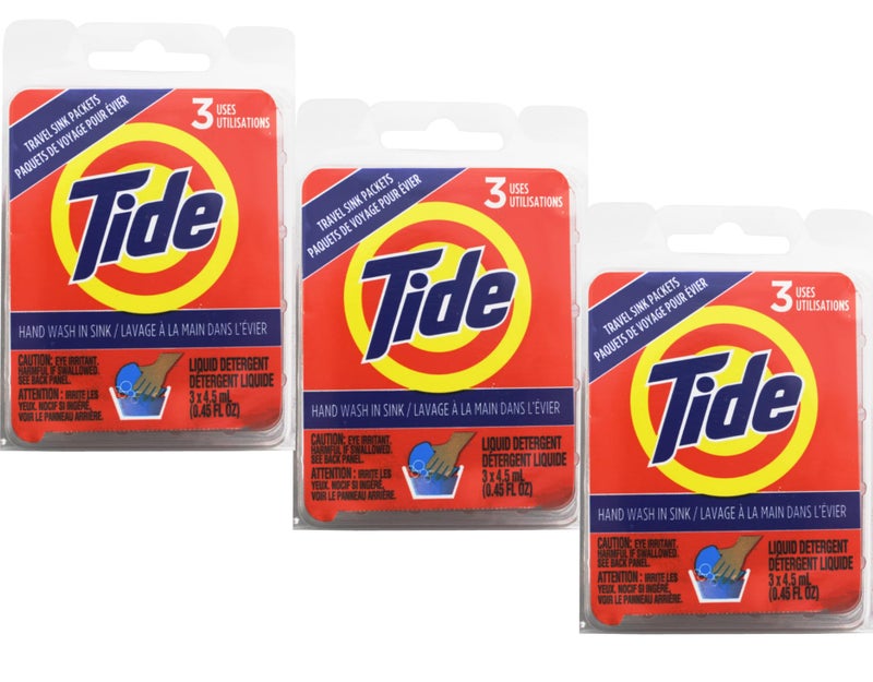Tide Sink Packs Laundry Detergent Does 3 Loads (3 packs of 3) - Image 1